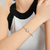 Bracelet Elf Wings Zircon Sterling Silver