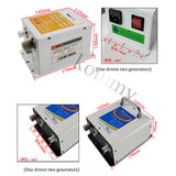 Antistatic Ionizing Air Gun - Power Tool for Electrostatic Elimination with Ion Generator, 110V/220V