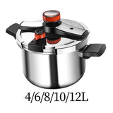 Thickened Pressure Cooker - For All Hob Types, Secure Locking, Fast Heating