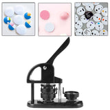Round Badge Making Machine For DIY Gifts Keychain Pin Buttons Attachments Fridge Button