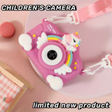 Camera Pink Pony Mini Digital Small Camera Toy HD Can Take Pictures Can Record
