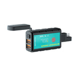 Motorcycle Dual Charger SAE to USB Adapter with On/OFF Switch Support QC3.0 PPS DCP FCP SCP AFC MTK PE For iPhone Samsung