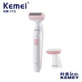 KEMEI Km-113 Body Wash Disposable Wet And Dry Dual-use Painless Lady Body Hair Removal Shaver