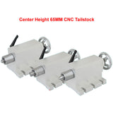 Center Height 65MM Movable CNC Tailstock Telescc Stroke 50MM for 4 MT2 Rotary Axis Wood Router Engraving hine
