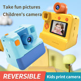 Kids Instant Print 2.0in Screen Digital Photo Camera Toys Gifts Girls Boys Aged 3-12 for Christmas/Birthday/Holiday