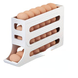 Egg automatic rolling tray - large capacity in refrigerator plastic (30 eggs)