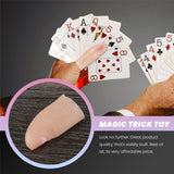 Soft Thumb Tip Finger Fake Magic Trick Vinyl Toy Funny Prank