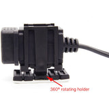 Waterproof Motorcycle Charger Kit 4.2A Dual USB Port Socket Fuse O Ring Connector for iPhone Smartphone Tablet GPS