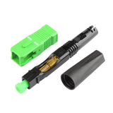 1000PCS Supply pre-embedded single fiber optic SCAPC quick connector FTTH Fiber Optic Fast Connector Free shipping