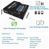 Aircraft Model B6 Black IMAX B6AC V2 80W 7A Smart Balance Charger Lithium Battery Nimh US Plug