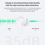 Language Translator Earbuds White Plastic Online Support 144 Languages Wireless Translator Device