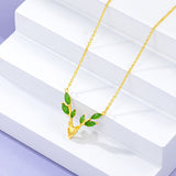 All the way there is your necklace antler plated
