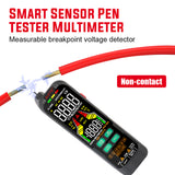 Professional Multimeter Digital Voltage Detector Non-Contact True RMS Capacitance Ohm Meter Auto Range with Flashlight