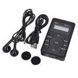Portable DAB+ Radio with Digital Display and Built-In Battery
