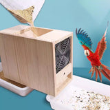 Electric Cleaning Winnower Adjustable Grain Thrower Screening hine Wind Sheller Bird Food Blaashine