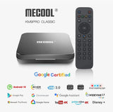 Mecool KM9 Pro Classic Google Certified Amlogic S905X2 10.0 2G 16G 4K HDR Cast Voice Control Android TV Box Prefix
