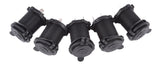 5pcs Waterproof Motorcycle Car Cigarette Lighter Female Socket Plug Power Outlet