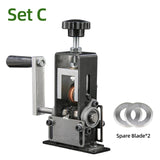 Manual hine, Stripper hine with Hand Crank Portable, Wire Stripping Tool for Scrap Copper Recycg
