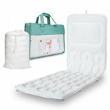 Soft 3D Mesh Quilt Full Body Spa Anti Bacterial Cushion Mattress Bath Bathtub Mat Pillow With Large Non Slip Suction Cups