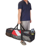 Sports Duffle Bag with Adjustable Shoulder Strap Portable Extra Large Scuba Diving Mesh Tote Snorkeg Gear Organizer