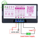 T3230/T3231 110V 220V 12/24V Digital Delay LED Display Cycle Timer Control Adjustable Timing Relay Time Switch