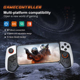 Mobile Gaming Controller Bluetooth-Compatible5.3 Turbo/Back Button/Vibration Cell Phone Gamepad ro Function for Android iOS