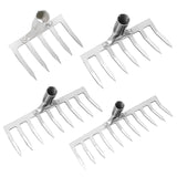 5/7/9/11 Teeth Multifunctional Garden Hand Rake Gardening Tools Mini Hand Cultivator Heavy Duty Carbon Steel Garden Rakes
