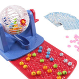 Classic Family Lotto Game, Lucky Ball hine, Professional Set with Bingo Cage for Holiday Travel