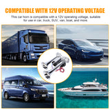 12V 110dB Dual Trumpet Loud Electric Horn with Air Compressor and Relay Luchthoorn for Car Truck SUV Van Boat