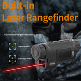 TK335/50PRO LRF Thermal Monocular Camera Built-in Laser Rangefinder Long Detection Range Video WIFI Hotspot Tracking for Hunting