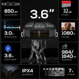 Digital Night Vision Binocular 1080P Large Screen 5W Infrared IR Night Vision Goggles Camera Video Recording for Outdoor Hunting
