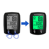 Digital Speed Odometer Motorcycle Speedometer Clock Temp Tester Meter Night Vision Waterproof Backlight Bike Bicycle Computer