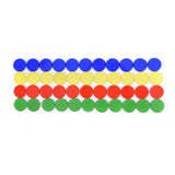 100pcs Montessori Learning Education Math Toys Color Plastic Coin Bingo Chip Children Kids Classroom Supplies
