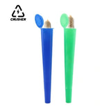 CRUSHER 100Pcs 109mm Roll Paper Storage Tube Waterproonti-odor Plastic Tobacco Grass Cigarette Container Holder