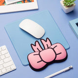 Cute Bowknot Wrist Mouse Pad Hand Rest Cartoon Print Girl Small Wrist Pad Mouse Keyboard And Accessories Home School