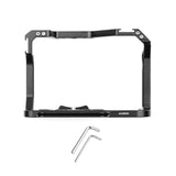Andoer Aluminum Alloy Cage for Canon EOS R5 R6 DSLR camera w 1/4 Inch Screw Holes Dual Cold Shoe Mounts Camera Video Rig