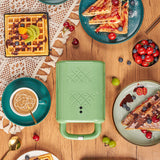 Multifunctional Electric Toaster - Make Sandwiches, Waffles, Roast Meat, and Omelettes