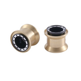 4Pcs Brass Clamp Ring Metal 1.0 Rim Wheel Hub for FMS FCX24 Max Smasher 1/24 RC Crawler Car Upgrade Parts,2