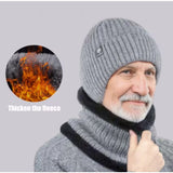 Thick Fleece ed Beanie Hats with Earflap, Warm Hat Men Women, Windproof Knit Skull Cap for Winter Outdoor