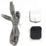 Haihua Accessories USB Banana plug 1 to 2 Conductive Electrodes Silicone Gel Safe Electrode Pads 6x4.5cm