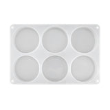 1 Piece 6-Cavity Deep Round Coaster Silicone Molds For Epoxy DIY Coasters Resin Art Gifts