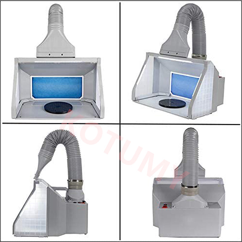 HS-E550BLK/HS-E550LK Aspirator Booth Fan Paint Spray Extractor Exhaust ...