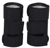 1 Pair Adjustable Therapy Brace Support Sleeve Warm Self Heating Tourmaline Knee Pad Pain Relief Patella Protector For Gift
