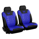 Butterfly 3D Print Universal Cover Set Front Rear Seat interior covers breath air mesh Car seat protection Accessories
