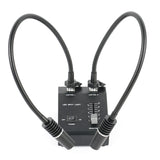 3 In 1 White Industrial Camera Branch Microscope Dual Gooseneck Light Source Led Lighting