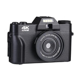 AEVYVKV Professional WiFi Camera 4K Camcorder 3.0 180° Flip Screen Selfile Digital Webcam Suitable for Beginners Travel