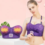 Electric massage bra infrared heating vibration chest massager wireless breast enlargement device growth stimulator