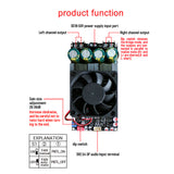 ZK-3002 Stereo Amplify 300WX2 Bridged Mono 600W TPA3255 Digital Power Audio Amplifier Board for Subwoofer Speaker
