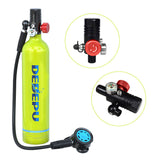 DEDEPU S5000 Oxygen Cyder Respirator Scuba Diving Tank 1L Equipment Snorkeg Hand Pump