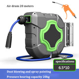 Automotive Irrigation Tube Drum Automatic Retractable Reel Dedicated Car Repair Air Hose Collector Pipe